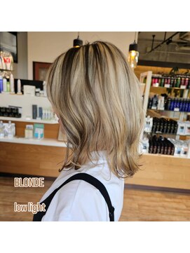 ブロンドカラー×ローライト！