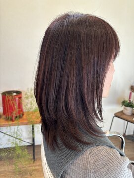 セミロングレイヤー