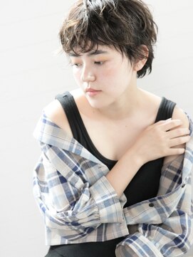 ディッセンバー 渋谷(December) 《December》クリームブルージュ 似合わせカット ショート