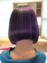 プールト ジュール モナミ(pourtoujours monami)&nbsp;ハイライトカラー　ミニボブ