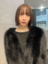 ミンナノポリシー(MIN NANO//POLICY) 顔まわりレイヤーボブ×髪質改善艶ストレート