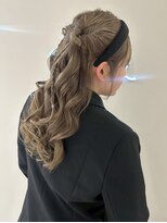 アイランド(I’sland)&nbsp;ハーフアップアレンジ☆