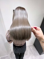 ネウィ ファミ 吉祥寺(newi fhami)&nbsp;艶髪ペールベージュ＋髪質改善【吉祥寺/髪質改善】