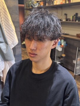 エクファフォーメン(EX-FA FOR MEN) MEN’S/リバースセンターパート/ニュアンスパーマ/瀬田