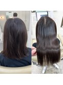 髪質改善ストレート