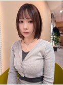 レイヤーボブ/ワンレンボブ/縮毛矯正/髪質改善ストレート