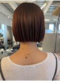 ショートカット髪質改善切りっぱなしボブレイヤーカット ボブ