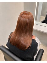 リュー(Lieu)&nbsp;ブリーチなしでも楽しめる明るめカラー×髪質改善