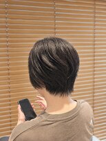 オーガニックエコ 川越(organic+eco)&nbsp;20代30代大人きれいめショートカット　秋冬　ブリーチなしカラー