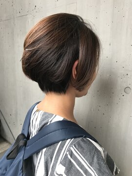 美容室 ツリー(Tree) ノンブローでおさまる大人ボブ 『Tree hairsalon 』本厚木