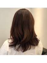 ディーヘアーデザイン(d.HAIR DESIGN)&nbsp;柔らかインナーカラー×ナチュラルセミディ