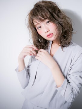モッズヘア 上尾西口店(mod's hair) *mod's上尾*抜け感♪くせ毛風スパイラルカールの小顔セミディw