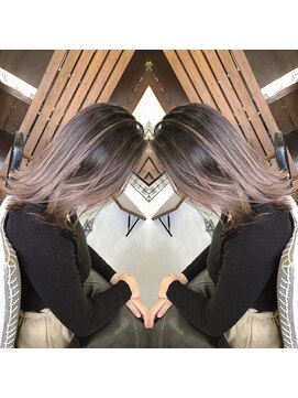 リズ オブ ヘアー(Lis of hair) ハイグラデーション☆ピンクベージュ【大橋】＠lis_oohashi