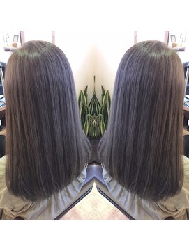 プラーチェ 古淵店(Plaatje) イルミナカラー × アッシュ グレージュ