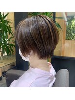 ルディー バイ ヘアーポケット(rudii by HAIR POCKET) 丸みショート×ハイライト