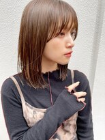 美髪/ホワイトグレージュ/大人かわいい/こなれミディ[銀座]