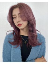 ゲーム 原宿店(GAME)&nbsp;顔周り /  前髪  / くびれカット / ブリーチ / ピンクカラー