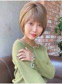 大人かわいい小顔ショートボブショートヘア20代30代40代表参道