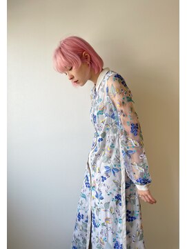 リノショアーズ ショウナン 辻堂店(RinoShores SHONAN) 大人美人イメチェン個性派美人ボブこなれヘアブリーチピンク系