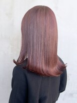 アイティーバイアルバム 藤沢店(IT by ALBUM)&nbsp;カシスミディ_外ハネボブセクションカラー_ba381141