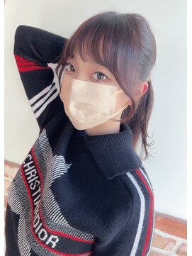 エニー 栄(Any) 『小顔に見せる』おくれ毛が可愛いエギョモリカット３