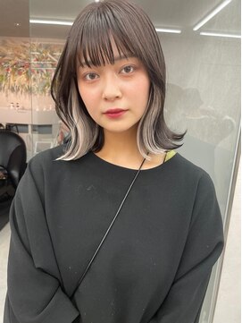 ロンド マーレ 天神大名店(Lond mare) イメチェン/チェリーブラウン/フェミニン/ダークアッシュ/束感