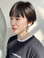 モリオ フロム ロンドン 大宮2号店(morio from London)&nbsp;【なかじま ひびき】ディープグレージュ×マッシュショート