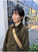 CAF FUKO 似合わせフルバング/黒髪マッシュショート/大阪/心斎橋