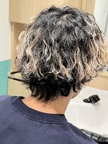 リバティシェアバーバー 銀座(LIBERTY SHARE BARBER)&nbsp;波巻きマッシュウルフ