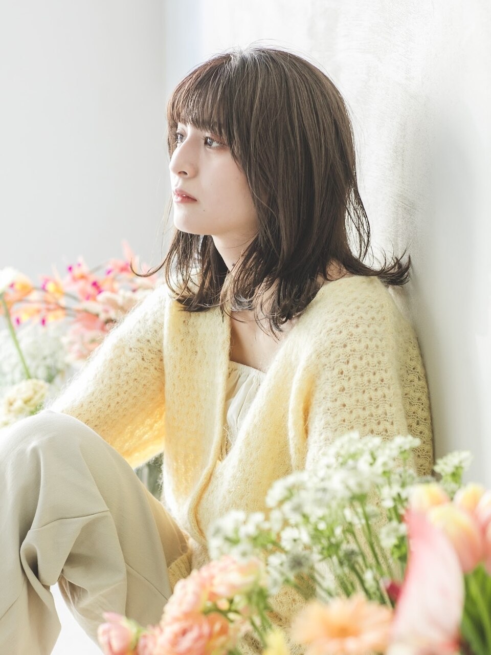 《人気No.2》カット+透明感フラワーカラー+COTAトリートメント