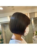 ジエクト ヴィシア(The Ect VIXIA)&nbsp;ミニボブ　前下がり　縮毛矯正　前下がりボブ　地毛風ストレート