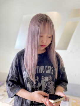 ピエドプールポッシュ(PiED DE POULE POCHE) パールラベンダー