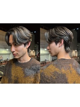 大人の色気と清潔感どちらも演出◎*キマるmen'sメンズカット+パーマ￥11,000*[今池/メンズ/眉毛]