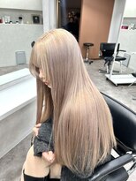 アドネ プライム(adne prime)&nbsp;ミルクティーベージュ/ハイトーンカラー/ロングヘア