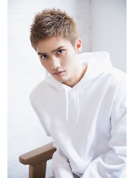 ポーチバイハニー オモテサンドウ(PORCH by HONEY omotesando) アップバングスパイキーボウズ クラウドアッシュ 刈り上げ