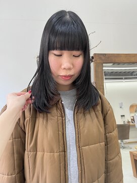 スワッグ(Swag) 顔まわりレイヤー/ぷつっとミディアム