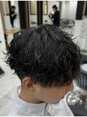 波巻きパーマ
