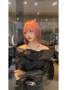 ジーナ 福岡天神(Zina) 福岡天神韓国風ボブウルフレイヤーカット