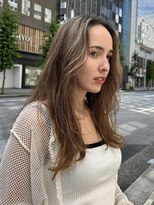 ハイライトヘア ローライト 艶髪 銀座 有楽町 レイヤーヘア