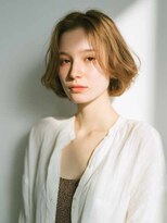 シェル 立川(shell) くびレイヤーエモージュグレージュカラーくびれショート【立川】