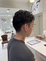 エアー 銀座タワー(AIR)&nbsp;【藤岡】ツーブロック×ナチュラルパーマ