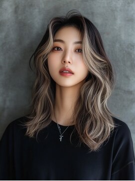 e.m.a プレミアムビューティーサロン 栄駅店(e.m.a PREMIUM BEAUTY SALON) レイヤーカット/イメチェン/外ハネボブ/美髪/ワイドバング/髪型