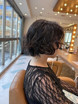 ロンド パルティール 大宮(Lond partir) グランマッシュ/細めハイライト/ショート/白髪ぼかし/前髪/大宮