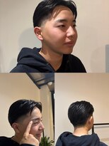 リーブルサニー(Libre Sunny)&nbsp;テーパーフェード × センターパート