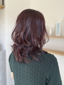 エクシア(E'cxia) ピンクブラウン×ミディアムレイヤー