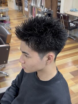 イエローコーン 金沢文庫店(YELLOW CORN) スパイキーショート/メンズショート/メンズ短髪/短髪