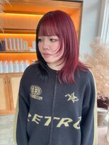 ユラギフロムユイマァル 水島店(YURAGI from YUIMARL)&nbsp;デザインカラー20代30代40代ブリーチレイヤーカット