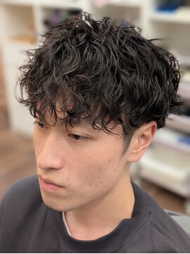 ランダムパーマ・2ブロック