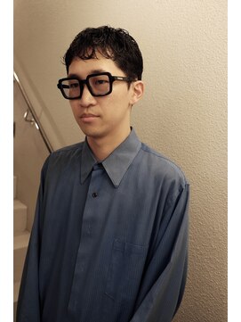 メンズショート × ニュアンスパーマ(シャドウパーマ)