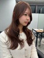 リンドトウキョウ(LINDO TOKYO)&nbsp;大阪/心斎橋/マロンベージュ/ダブルカラー/韓国/レイヤーカット